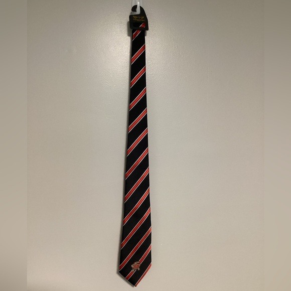 Eagles Wings Necktie Men’s Red Color - Picture 7 of 7